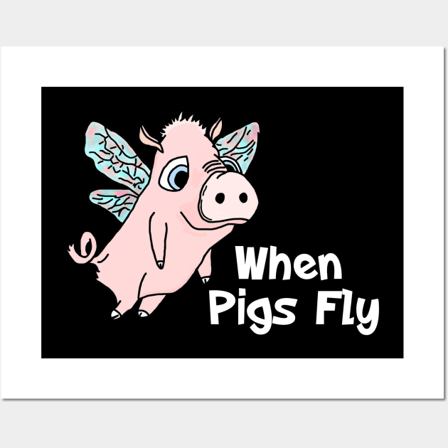 When Pigs Fly Wall Art by imphavok